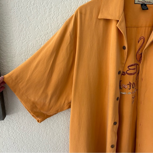 Tommy bahama embroidered button down polo mens size Medium - Picture 9 of 11